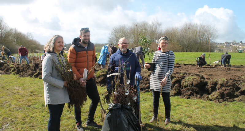 Bradford on Avon Tree Planting Poulton Park